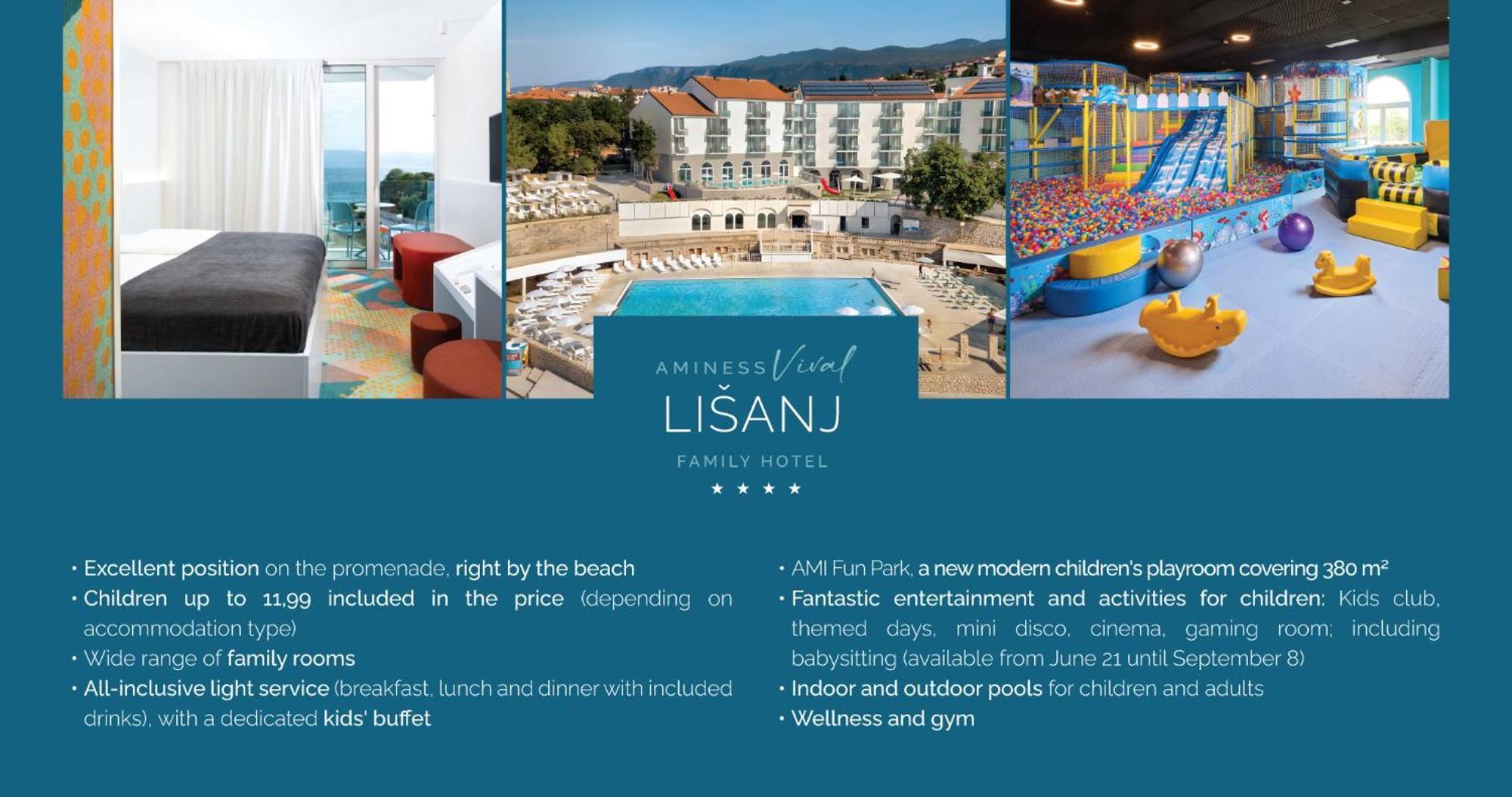 Aminess Vival Lisanj Family Hotel Novi Vinodolski Εξωτερικό φωτογραφία